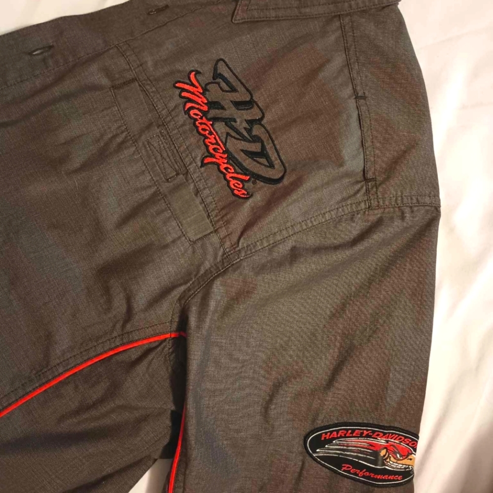 Harley Davidson Mechanic Button Down